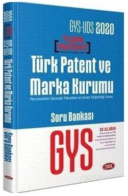 SÜPER FİYAT - Data 2020 GYS ÜDS Türk Patent ve Marka Kurumu Soru Bankası Görevde Yükselme Ünvan Değişikliği Data Yayınları