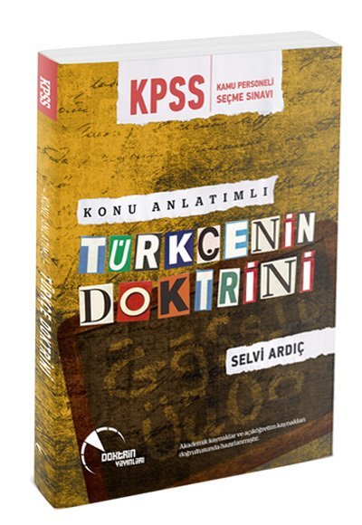 SÜPER FİYAT - Doktrin KPSS Türkçenin Doktrini Konu Anlatımlı Doktrin Yayınları