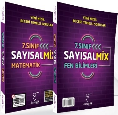 Karekök 7. Sınıf SayısalMix Matematik ve Fen Bilimleri Karekök Yayınları