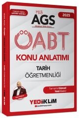 Yediiklim 2025 ÖABT MEB-AGS Tarih Öğretmenliği Konu Anlatımı - Yasin Korkut Yediiklim Yayınları