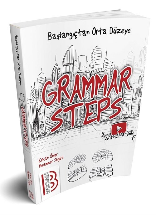 Erkan Önler Grammar Steps Başlangıçtan Orta Düzeye İngilizce Dil Bilgisi - Erkan Önler Erkan Önler Yayınları