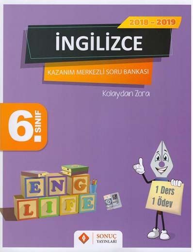 Sonuç 6. Sınıf İngilizce Kazanım Merkezli Soru Bankası Seti Sonuç Yayınları