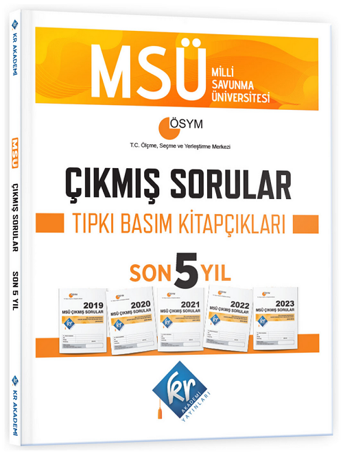 KR Akademi MSÜ Son 5 Yıl Tıpkı Basım Çıkmış Sorular Fasikülleri KR Akademi Yayınları