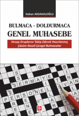 Ekin Bulmaca-Doldurmaca Genel Muhasebe - Hakan Aksakaloğlu Ekin Yayınları