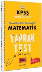 Yargı 2022 KPSS Matematik Yaprak Test Çek Kopart Yargı Yayınları