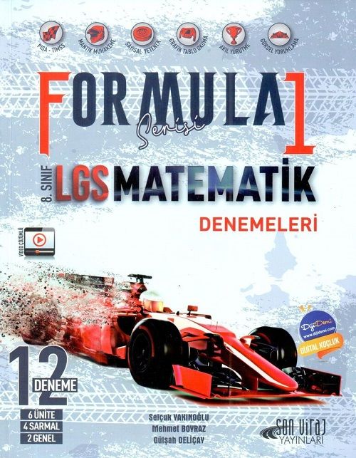 Son Viraj 8. Sınıf LGS Matematik Formula 12 Deneme Son Viraj Yayınları