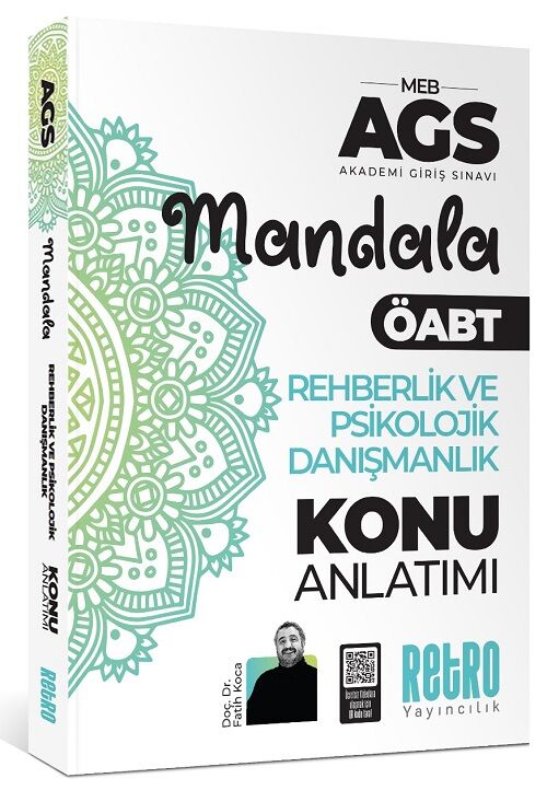 Retro 2025 ÖABT MEB-AGS Rehberlik ve Psikolojik Danışmanlık Mandala Konu Anlatımı - Fatih Koca Retro Yayıncılık