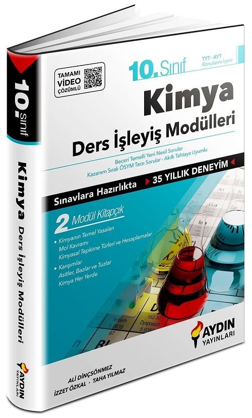 Aydın 10. Sınıf Kimya Ders İşleyiş Modülleri 2 Modül Kitapçık Aydın Yayınları