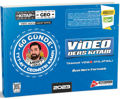 Mert Hoca 2023 YKS TYT AYT 60 Günde Geometri Kampı Video Ders Kitabı Eko Mert Hoca Yayınları