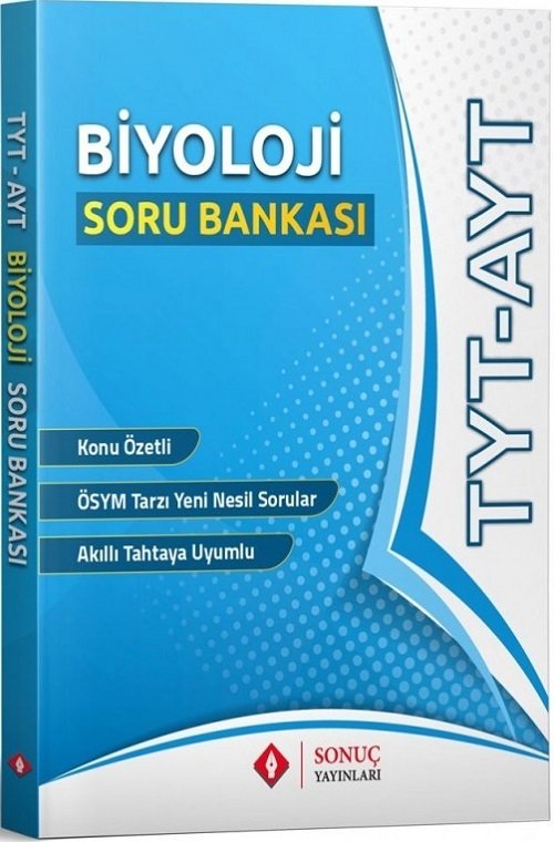 Sonuç YKS TYT AYT Biyoloji Soru Bankası Sonuç Yayınları