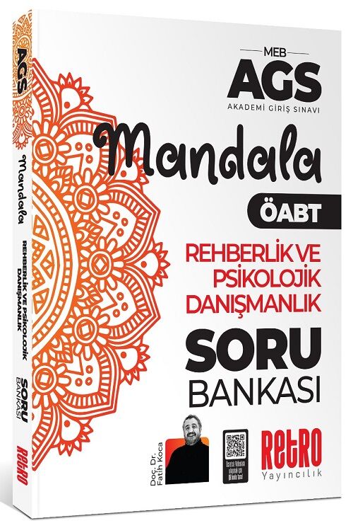 Retro 2025 ÖABT MEB-AGS Rehberlik ve Psikolojik Danışmanlık Mandala Soru Bankası - Fatih Koca Retro Yayıncılık