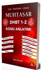 Muhtasar DHBT 1-2 Konu Anlatımlı Hazırlık Kitabı