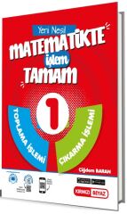 Kırmızı Beyaz 1. Sınıf Matematikte İşlem Tamam Kırmızı Beyaz Yayınları