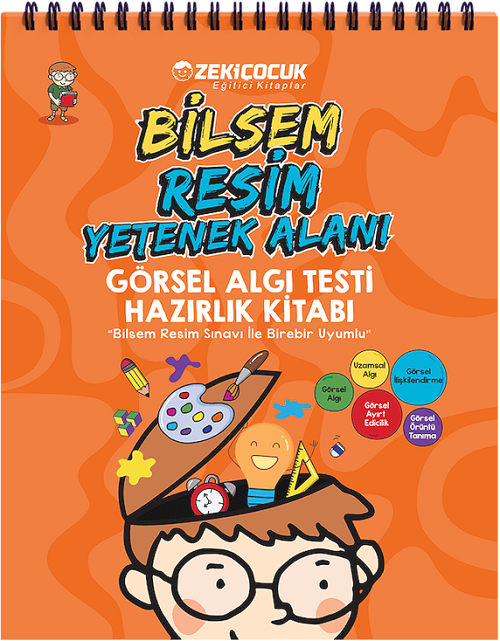 Zeki Çocuk Bilsem Resim Yetenek Alanı Görsel Algı Testi Hazırlık Kitabı Zeki Çocuk Yayınları