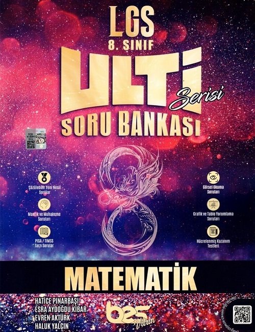 Bes Yayınları 8. Sınıf LGS Matematik Ulti Serisi Soru Bankası Bes Yayınları