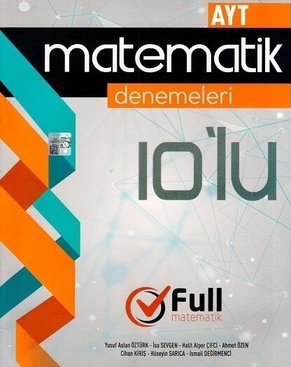 Full Matematik YKS AYT Matematik 10 lu Denemeleri Full Matematik Yayınları