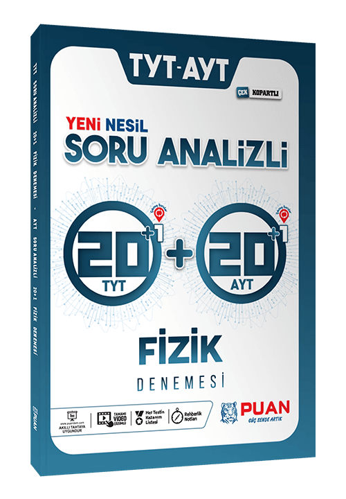 Puan YKS TYT AYT Fizik 42 Deneme Puan Yayınları