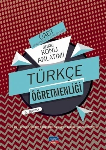 Nobel 2020 ÖABT Türkçe Öğretmenliği Detaylı Konu Anlatımı 9. Basım Nobel Sınav Yayınları