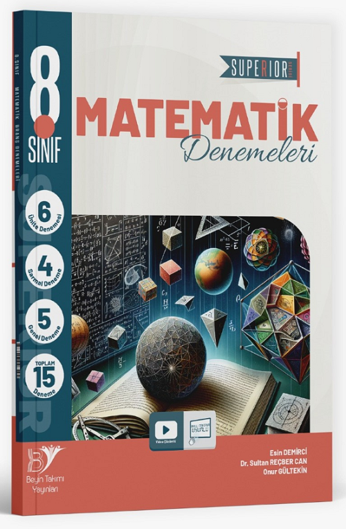 Beyin Takımı 8. Sınıf LGS Matematik Superior 15 Deneme Beyin Takımı Yayınları