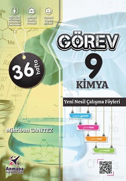 Armada 9. Sınıf Kimya Görev Çalışma Föyleri Armada Yayınları