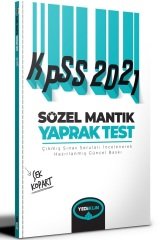 Yediiklim 2021 KPSS Sözel Mantık Yaprak Test Yediiklim Yayınları