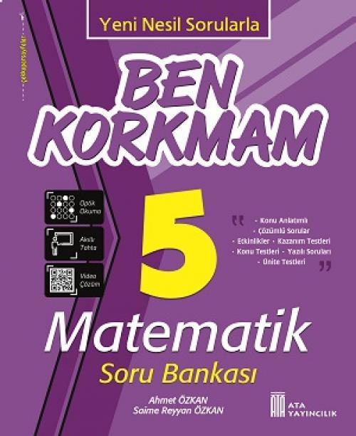 Ata Yayıncılık 5. Sınıf Matematik Ben Korkmam Soru Bankası Ata Yayıncılık