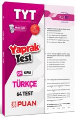 Puan YKS TYT Türkçe Çek Kopart 64 Yaprak Test Puan Yayınları