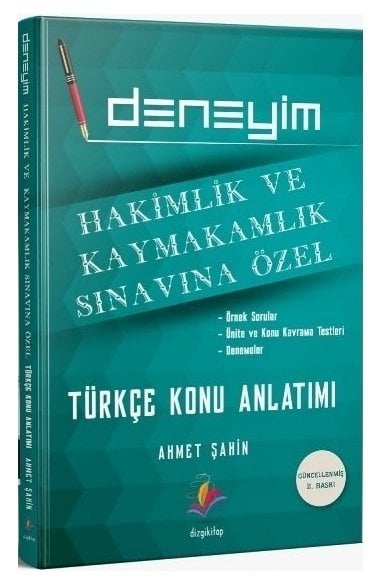 Dizgi Kitap Hakimlik Kaymakamlık Deneyim Türkçe Konu Anlatımlı Dizgi Kitap Yayınları