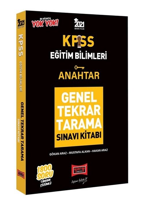 SÜPER FİYAT - Yargı 2021 KPSS Eğitim Bilimleri Anahtar Genel Tekrar Tarama Soru Bankası Çözümlü Yargı Yayınları