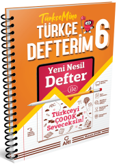 Arı Yayınları 6. Sınıf Türkçe Defterim TürkçeMino Arı Yayınları