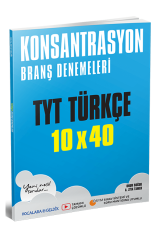 Hocalara Geldik YKS TYT Türkçe 10x40 Deneme Konsantrasyon Branş Denemeleri Hocalara Geldik Yayınları