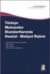 Adalet Türkiye Muhasebe Standartlarında Hasılat Maliyet İlişkisi ​- Mahmut Vefa Toroslu Adalet Yayınevi