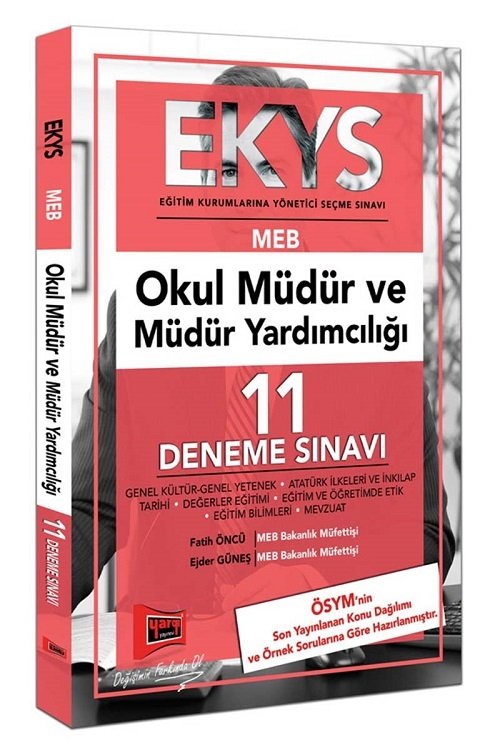 SÜPER FİYAT - Yargı 2019 MEB EKYS Okul Müdür ve Müdür Yardımcılığı 11 Deneme Yargı Yayınları