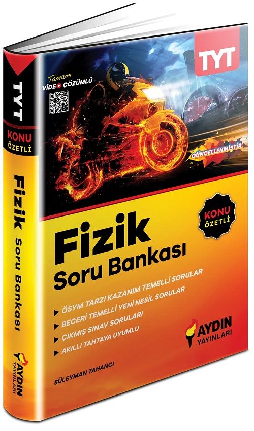 Aydın YKS TYT Fizik Konu Özetli Soru Bankası Video Çözümlü Aydın Yayınları