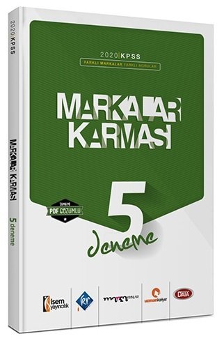 Marka 2020 KPSS Markalar Karması Lisans 5 Deneme PDF Çözümlü Marka Yayınları