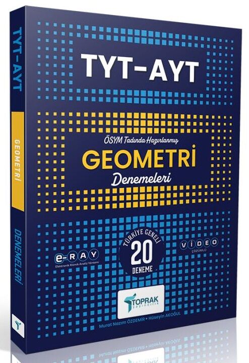 Toprak YKS TYT AYT Geometri RAY 20 Deneme Toprak Yayıncılık