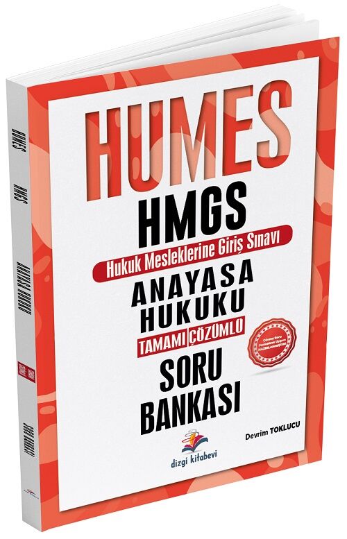 Dizgi Kitap HUMES HMGS Anayasa Hukuku Soru Bankası Çözümlü - Devrim Toklucu Dizgi Kitap