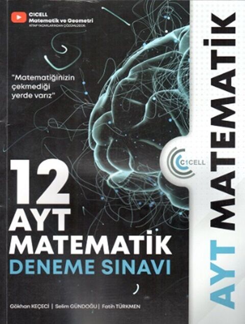 C1cell YKS AYT Matematik 12 Deneme C1cell Yayınları