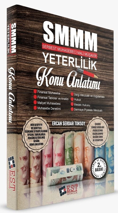 EST Yayınları SMMM Yeterlilik Konu Anlatımı 2. Baskı - Ercan Serdar Toksoy EST Yayınları