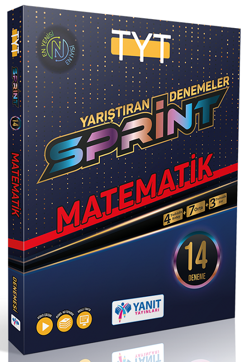 Yanıt YKS TYT Matematik Sprint 14 Deneme Video Çözümlü Yanıt Yayınları