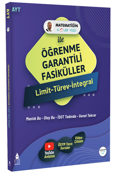 Matematiğin Güler Yüzü YKS TYT AYT Limit Türev İntegral Öğrenme Garantili Fasiküller Matematiğin Güler Yüzü Yayınları