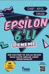 Şara Akademi ÖABT Din Kültürü ve Ahlak Bilgisi Epsilon 6 Deneme Çözümlü - Rauf Şara Şara Akademi