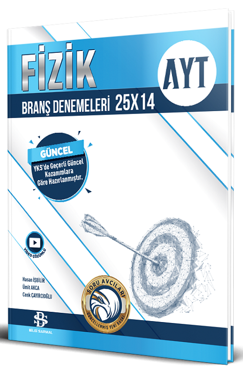 Bilgi Sarmal YKS AYT Fizik 25x14 Branş Denemeleri Bilgi Sarmal Yayınları