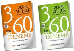 SÜPER FİYAT - Öğreti 2023 KPSS Genel Yetenek + Genel Kültür 3+3 Deneme 2 li Set Öğreti Akademi