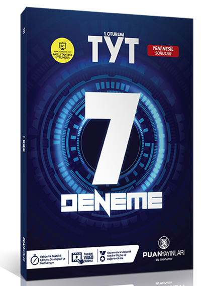 Puan YKS TYT 7 Deneme Video Çözümlü Puan Yayınları