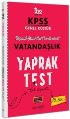 Yargı 2022 KPSS Vatandaşlık Yaprak Test Çek Kopart Yargı Yayınları