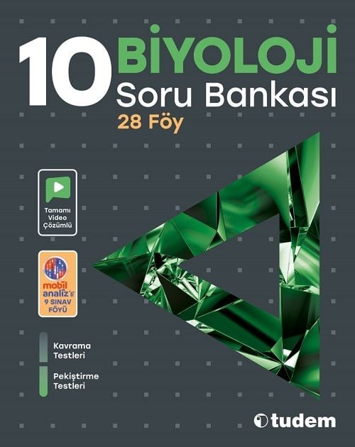 Tudem 10. Sınıf Biyoloji Soru Bankası Tudem Yayınları