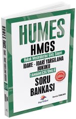 Dizgi Kitap HUMES HMGS İdare - İdari Yargılama Hukuku Soru Bankası Çözümlü - Devrim Toklucu Dizgi Kitap