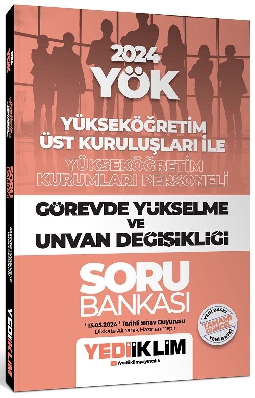 Yediiklim 2024 GYS ÜDS YÖK Yükseköğretim Kurumları Personeli Soru Bankası Görevde Yükselme Yediiklim Yayınları