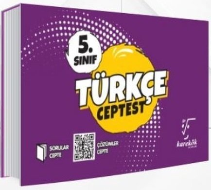 Karekök 5. Sınıf Türkçe Cep Test Karekök Yayınları